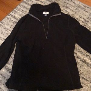 Half zip pullover fleece sweater